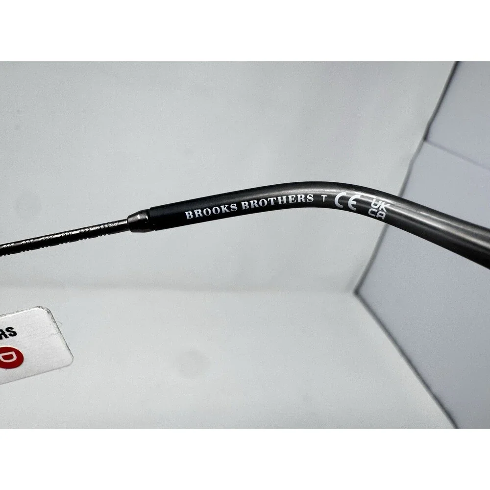 Brooks Brothers BB1094 Black Gunmetal Eyeglass Frames New Old Stock 55-17-145